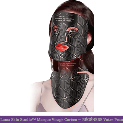 LumaSkin Studio™ Masque Visage Coréen : RÉGÉNÉRE votre Peau + 60 Masques pour les Yeux à l'Aloe Vera Offerts