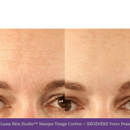 LumaSkin Studio™ Masque Visage Coréen : RÉGÉNÉRE votre Peau + 60 Masques pour les Yeux à l'Aloe Vera Offerts