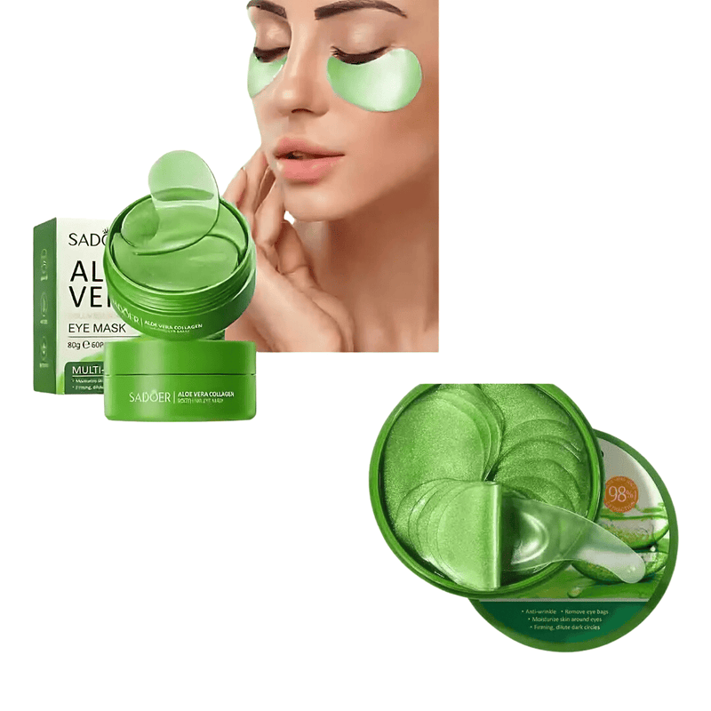 60 Patchs pour les Yeux à l'ALOE VERA